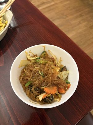 Clay pot glass noodles   at Chakra  in New York City