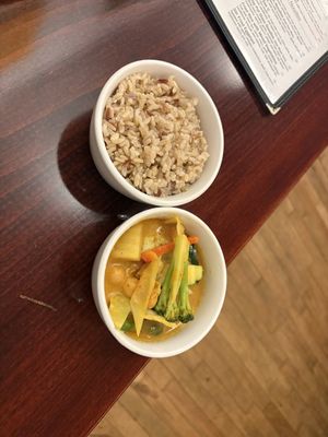 Massaman curry-(my favorite)  at Chakra  in New York City