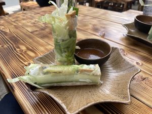 Sommerrolle mit Seitan & Tofu  at Cobami in Darmstadt