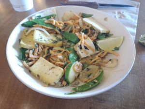 Glow bowl with tofu at Flower Child in Tucson