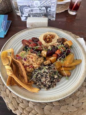 Vegan Big Up Breakfast  at Round House in Bathsheba