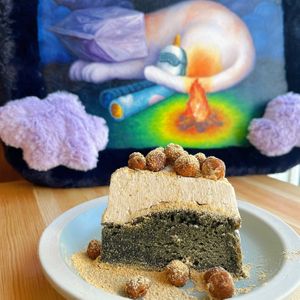 Mugwort &Injeilmicream gyatto
Vegan Gyatto with Sweet Potato and Tofu
Injeolmi Cream, Mugwort Sheet, Injeolmi Ball Cookie at Cafe ohh good thing - 오굳띵 in Busan