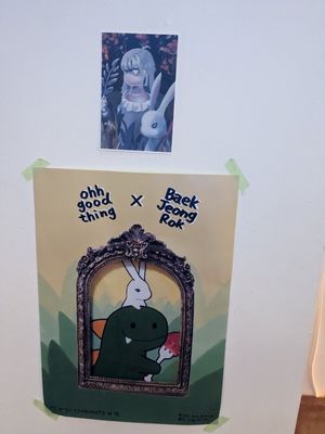 More art at Cafe ohh good thing - 오굳띵 in Busan