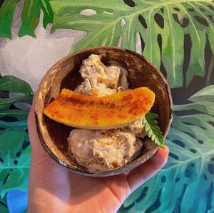 banana pudding at Cafe ohh good thing - 오굳띵 in Busan