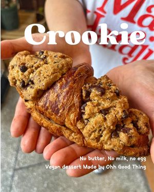 Vegan Crookie at Cafe ohh good thing - 오굳띵 in Busan