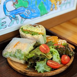 Vegan No Egg Sandwich  at Cafe ohh good thing - 오굳띵 in Busan