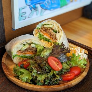 Vegan Banh Mi Sandwich at Cafe ohh good thing - 오굳띵 in Busan