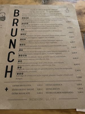 Brunch  at Morning Glory Coffee & Brunch in Barcelona