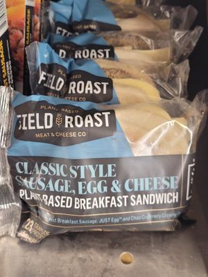 Field Roast Breakfast Sandwich (on site microwave available to warm it up) at Country Aire Market in Port Angeles