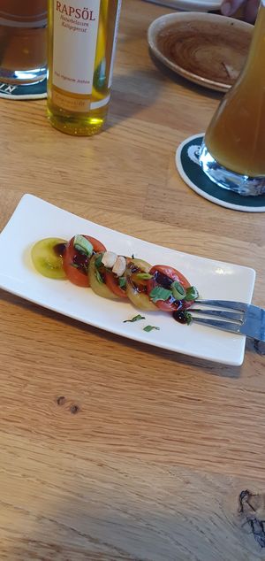 Gruß aus der Küche at Zeitlos Hotel & Restaurant Am Fuchsbach in Pattensen