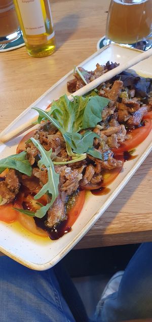 Pfifferlingssalat at Zeitlos Hotel & Restaurant Am Fuchsbach in Pattensen