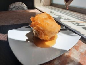 Helado frito at Palacio Oriental in Gran Canaria