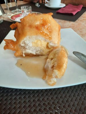 Helado frito at Palacio Oriental in Gran Canaria