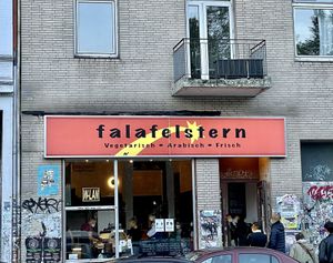 store front at Falafelstern in Hamburg