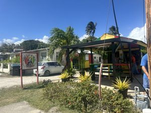   at Rastafari Ital Cafe in St Philip