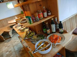 Vorspeisen Buffet  at Naturhaus Lehnwieser in Ramsau Am Dachstein