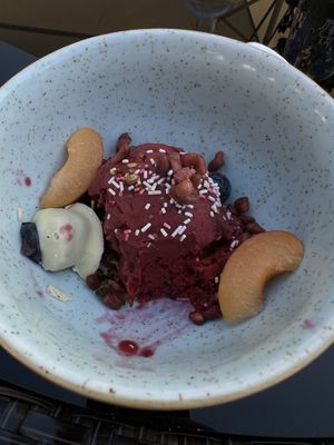 Johannisbeereis mit Thymian   at Romantik Berghotel Astenkrone in Winterberg