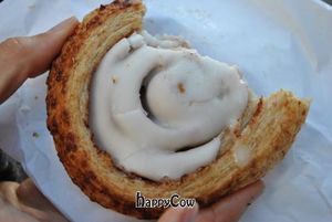 Kanelsnegl (cinnamon roll) at Naturbageriet - Istedgade in Copenhagen