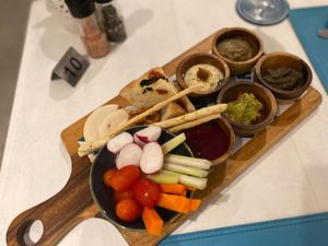 Vegan sharing board at Tembo Resort in Koh Samui