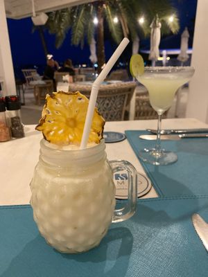 Pina colada at Tembo Resort in Koh Samui