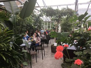 Delightful garden cafe at Tradgardscafe - Slottstradgarden Ulriksdal in Solna