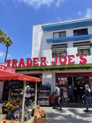 outside   at Trader Joe's in San Diego