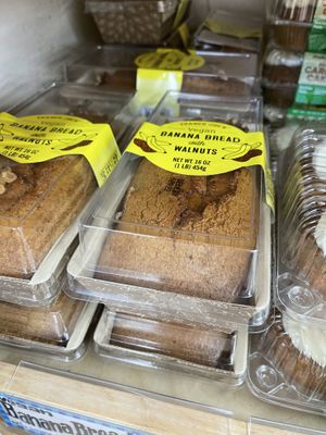 vegan banana bread   at Trader Joe's in San Diego