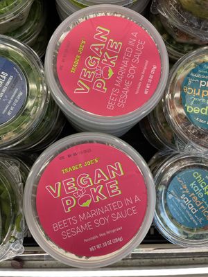 veg poke!   at Trader Joe's in San Diego