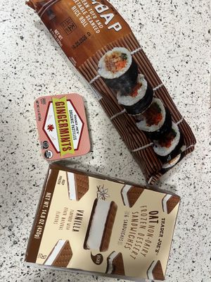 Just a few of my favorite items from Trader Joe’s   at Trader Joe's in San Diego
