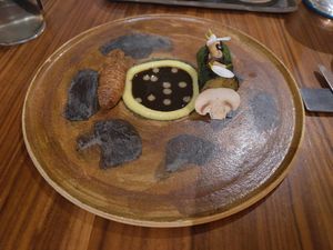 The main dish at Restaurant Zoe in Bern