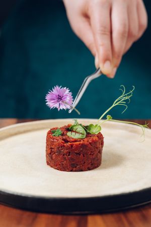 Zoe Signature Beetroot Tatar  at Restaurant Zoe in Bern