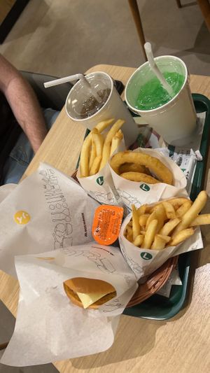   at Mos Burger - Kitahama in Osaka