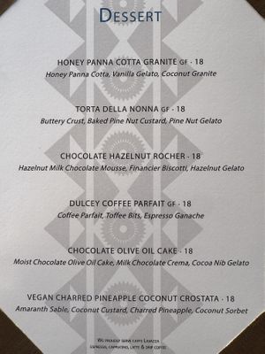 Vegan dessert at the bottom. They also have vegan sorbet and fruit  at Beach Tree Bar and Lounge in Kailua Kona