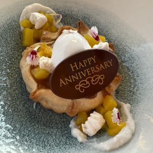 Vegan crostata, it was incredible!  at Beach Tree Bar and Lounge in Kailua Kona