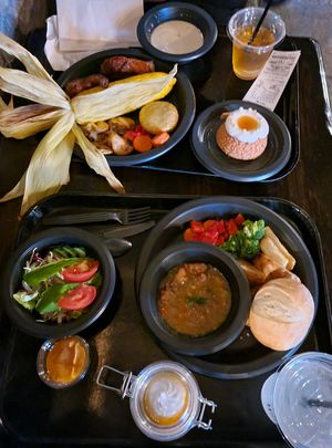Irish vegetable stew (bottom). at Three Broomsticks  in Osaka