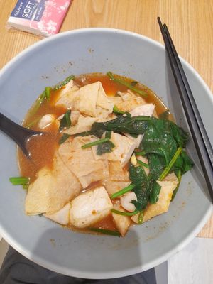 Tomato broth 👍 at Ascend Vegetarian 蔬升 in Central Singapore