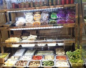 Variety of ingredients to choose from at Ascend Vegetarian 蔬升 in Central Singapore