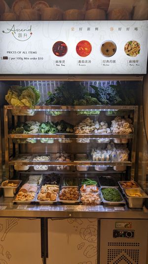 Options at Ascend Vegetarian 蔬升 in Central Singapore
