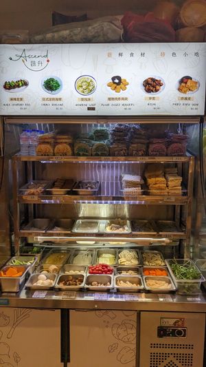 Options at Ascend Vegetarian 蔬升 in Central Singapore