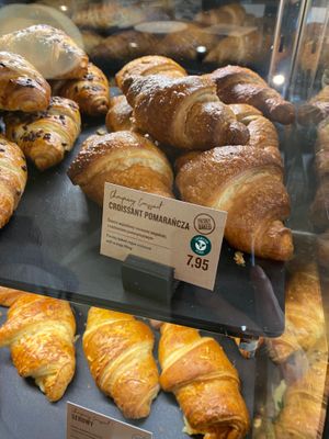 Croissant at Starbucks in Krakow