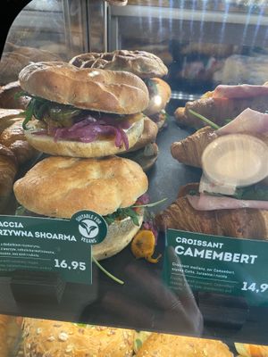 Focaccia at Starbucks in Krakow