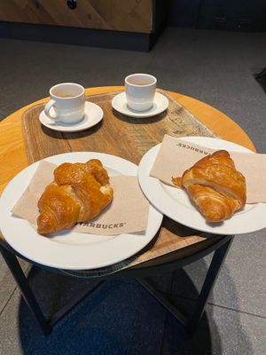 Croissant at Starbucks in Krakow