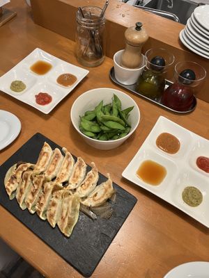🍾🥢 🥟  at Champagne and Gyoza Bar - Minota in Tokyo