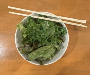 Green salad (side dish).  at Champagne and Gyoza Bar - Minota in Tokyo