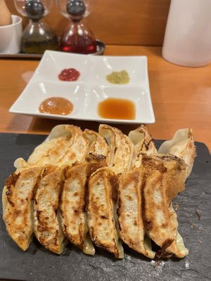   at Champagne and Gyoza Bar - Minota in Tokyo