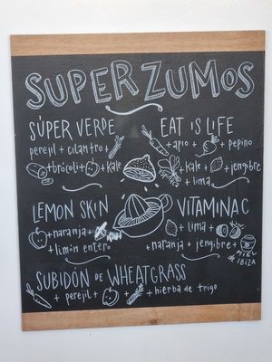 Super Juices at Eat Is Life in Ibiza