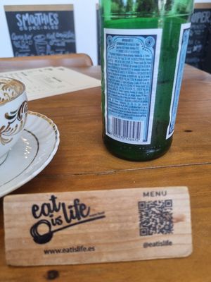 Table at Eat Is Life in Ibiza