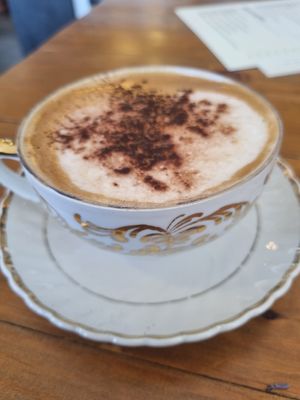 Cappuccino at Eat Is Life in Ibiza