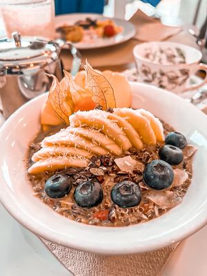 Quinoa porridge 🥣😋👍  at Eat Is Life in Ibiza
