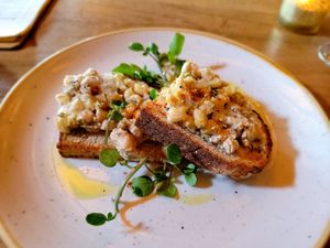 Bruchetta at The Treehouse Restaurant in Alnwick